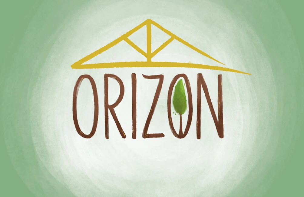 recto de la carte de visite d'Orizon, Zacharie Orion couvreur zingueur charpentier