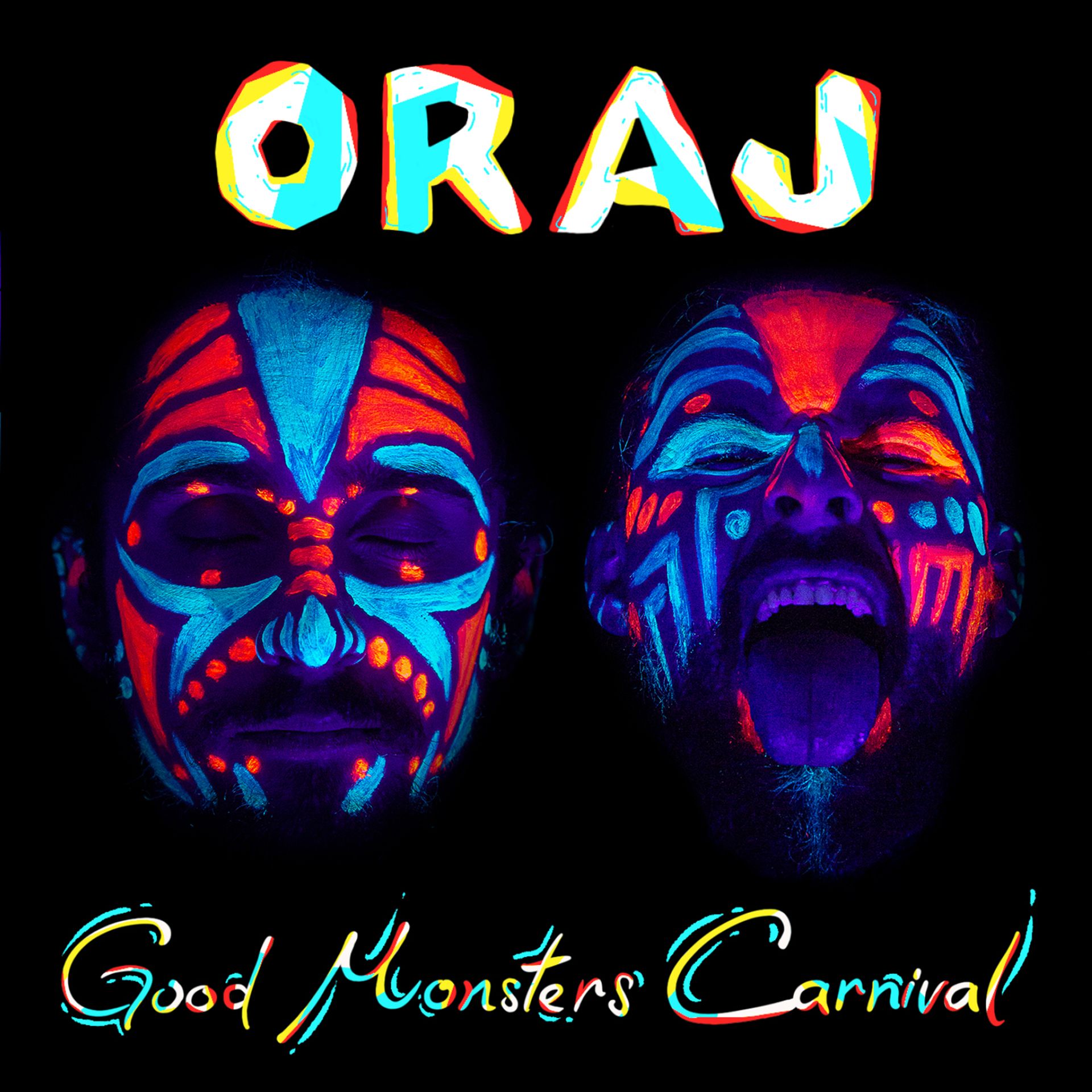 ORAJ album Good Monsters Carnival Couverture de la pochette ORAJ album Good Monsters Carnival