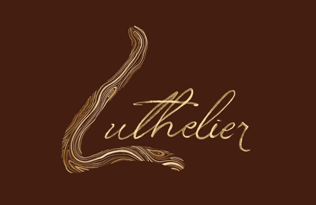 Luthelier - Mathias Gouetta recto de la carte de visite de Luthelier, luthier guitares Mathias Gouetta