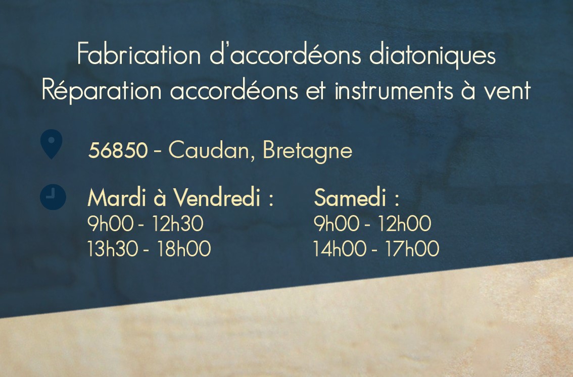 verso de la carte de visite / business card de l'atelier Loffet