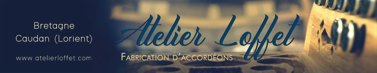 banderole / bannière de l'atelier Loffet, exposition, stand, marché d'artisans