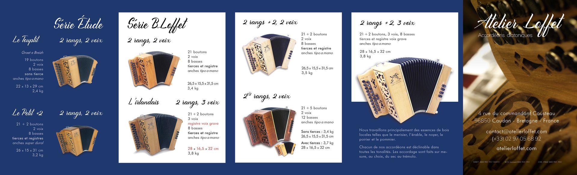 recto du catalogue de vente de l'atelier Loffet